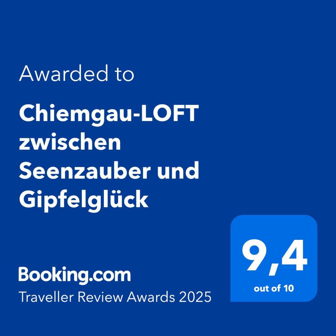 Chiemgau-Loft Zwischen Seenzauber Und Gipfelglueck Riedering Exterior photo